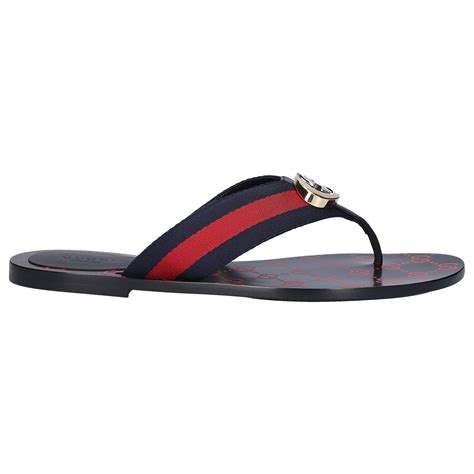 blue and red gucci flip flops|Gucci Flip Flops clearance.